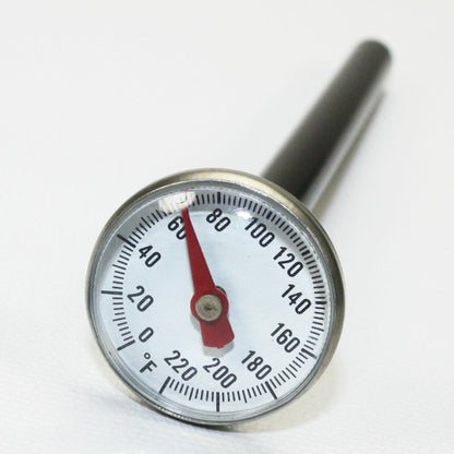 Supco ST02 Stainless Steel Pocket Dial Thermometer 5in Stem 0-220F