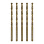 Sabre Tools 5/32” Cobalt Drill Bit Set 5pcs M35 Split Point Steel Metal Cast