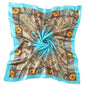 SHJINJU Women's Satin Square Silk Like Hair Scarf Wrap 35" 11-Style