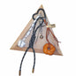 ZWOOGYM Handwoven Knot Charm Golf Club Bag Accessory Black White Green Brown
