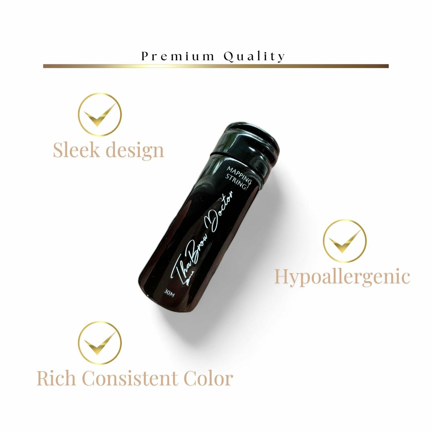 THABROWDOCTOR White Brow Mapping String 30m for Microblading & PMU