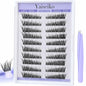 Yaiseiko Self Adhesive Lash Clusters Natural Look 100Pcs 8-16MM