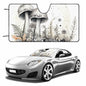 Butterfly Flower Car Windshield Sunshade UV Protector 55x30 Aesthetic
