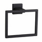 BEIGEEWY Stainless Steel Towel Ring – Wall Mount, Black, Heavy Duty
