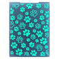 DDOUJOY 8pcs Embossing Folders Cat Paw Pineapple Tree Colorful Plastic