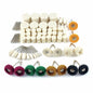VZLQZJMKY 114 Pcs Wool Polishing Wheel Kit Rotary Tools 1/8" Shank Resin