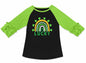 BesserBay Kids St. Patrick's Lucky Rainbow Shamrock Ruffle Shirt Size 1-2 Years