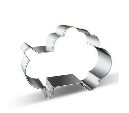 WJSYSHOP Air Compressor Shape Cookie Cutter Stainless Steel Silver