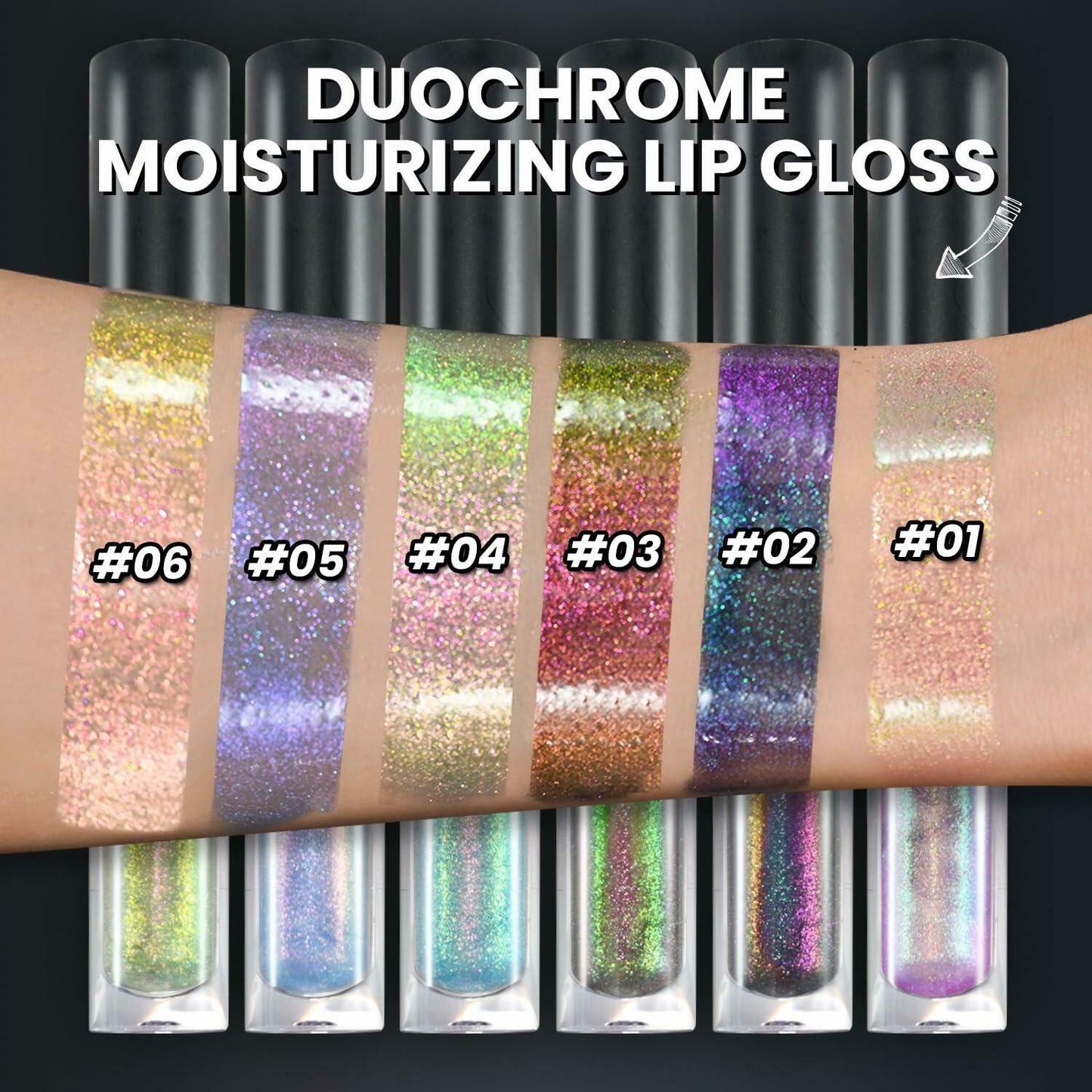 JUR MORNIER Chameleon Lip Gloss Magic Color Changing 01 3.5ml 0.12 Fl Oz