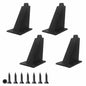 4pcs 4in Metal Furniture Legs Replacement for Sofa Cabinet Table Chair