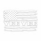 Yee Yee American Flag Vinyl Decal Patriotic Sticker 6x3in Patriot