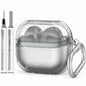OFELUMTIZE Galaxy Buds 3 Pro Case Cover Glitter Clear Silicone Keychain Kit
