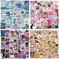 ZoiyTop 200pcs Halloween Vinyl Waterproof Cartoon Book Stickers Decals