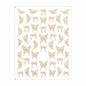 Prasacco Butterfly Nail Stickers 5D Embossed Gold Shell Nail Art Decals