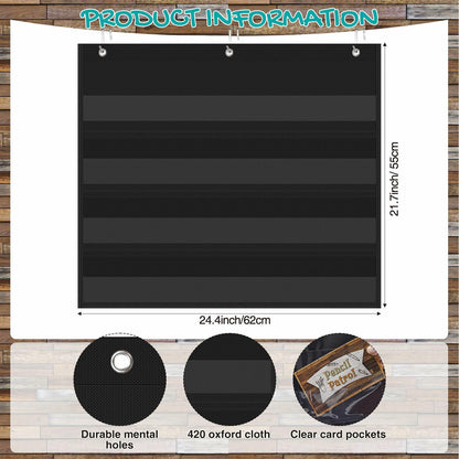 Fulmoon 86 Pc Class Jobs Pocket Chart Set Teacher Helper Home Sweet