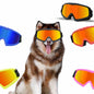GDSanlian Dog Sunglasses UV-Proof Windproof Adjustable Strap Black Red L