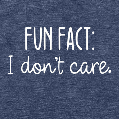 LOOKFACE Women Short Sleeve Fun FACT Graphic Tee Heather Navy Size XL
