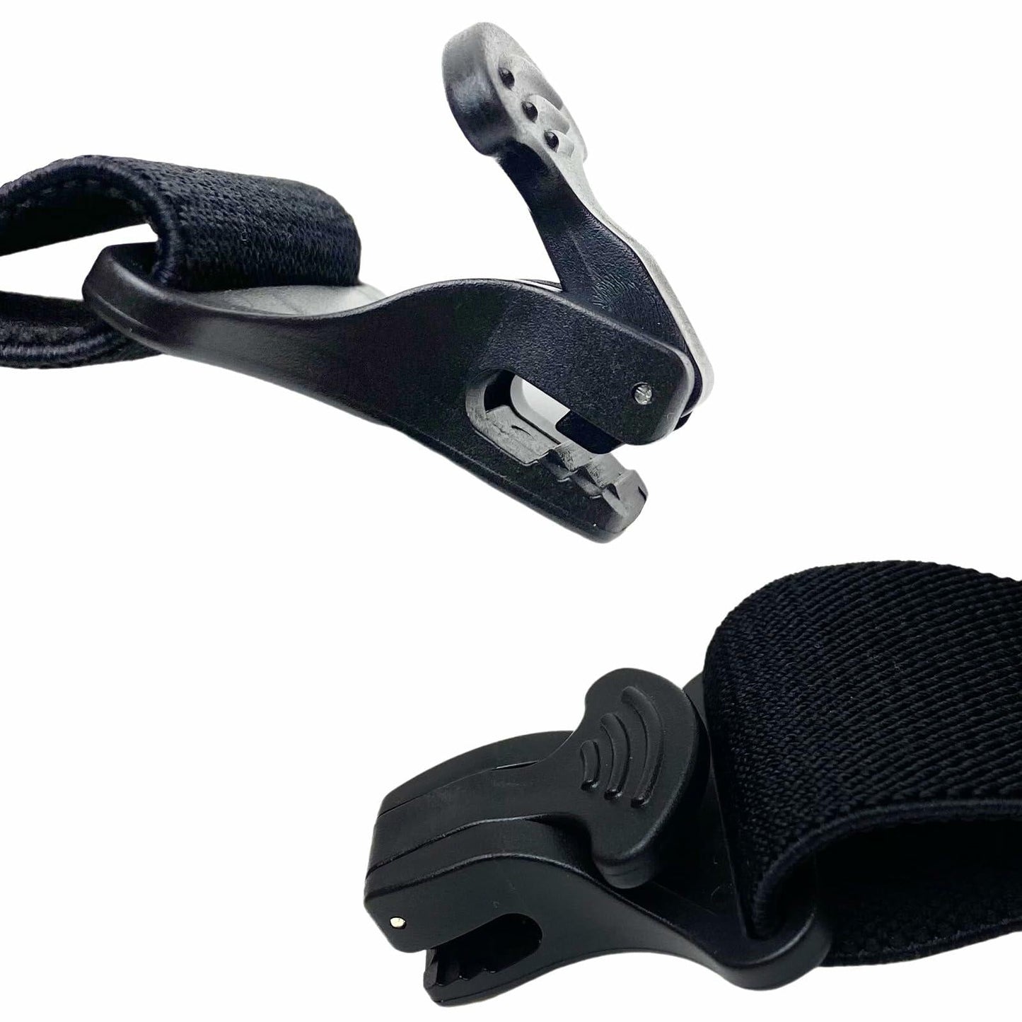 PDRMZRT Y Back Invisible Suspenders Men Big Tall Clips Black Size One Size