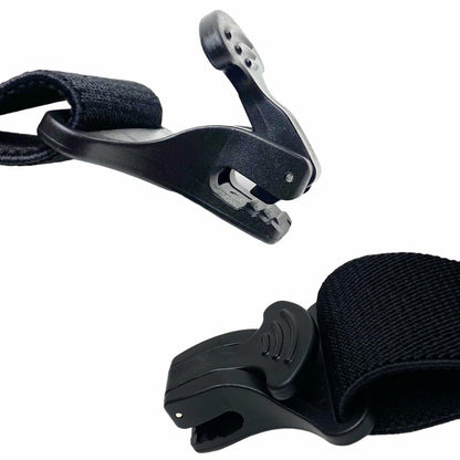 PDRMZRT Y Back Invisible Suspenders Men Big Tall Clips Black Size One Size