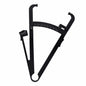 Quacc Body Fat Caliper with Slide Ruler & Body Fat Charts Black