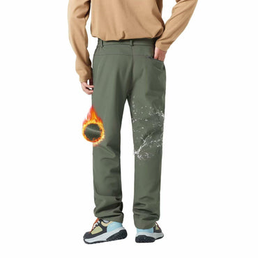 tectop Men's Hiking Cargo Pants Quick-Dry Water-Resistant Gray Size XXL