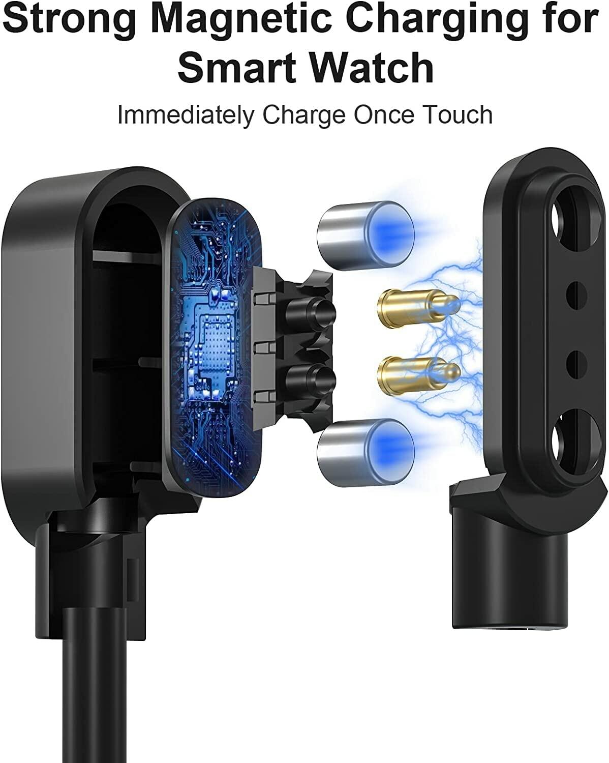 Lamshaw SLAYKAM Bark Collar Magnetic Charger 2 Pack Black