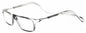 PESMUKO Magnetic Reading Glasses Adjustable Front Connect Clear G1 +3.50