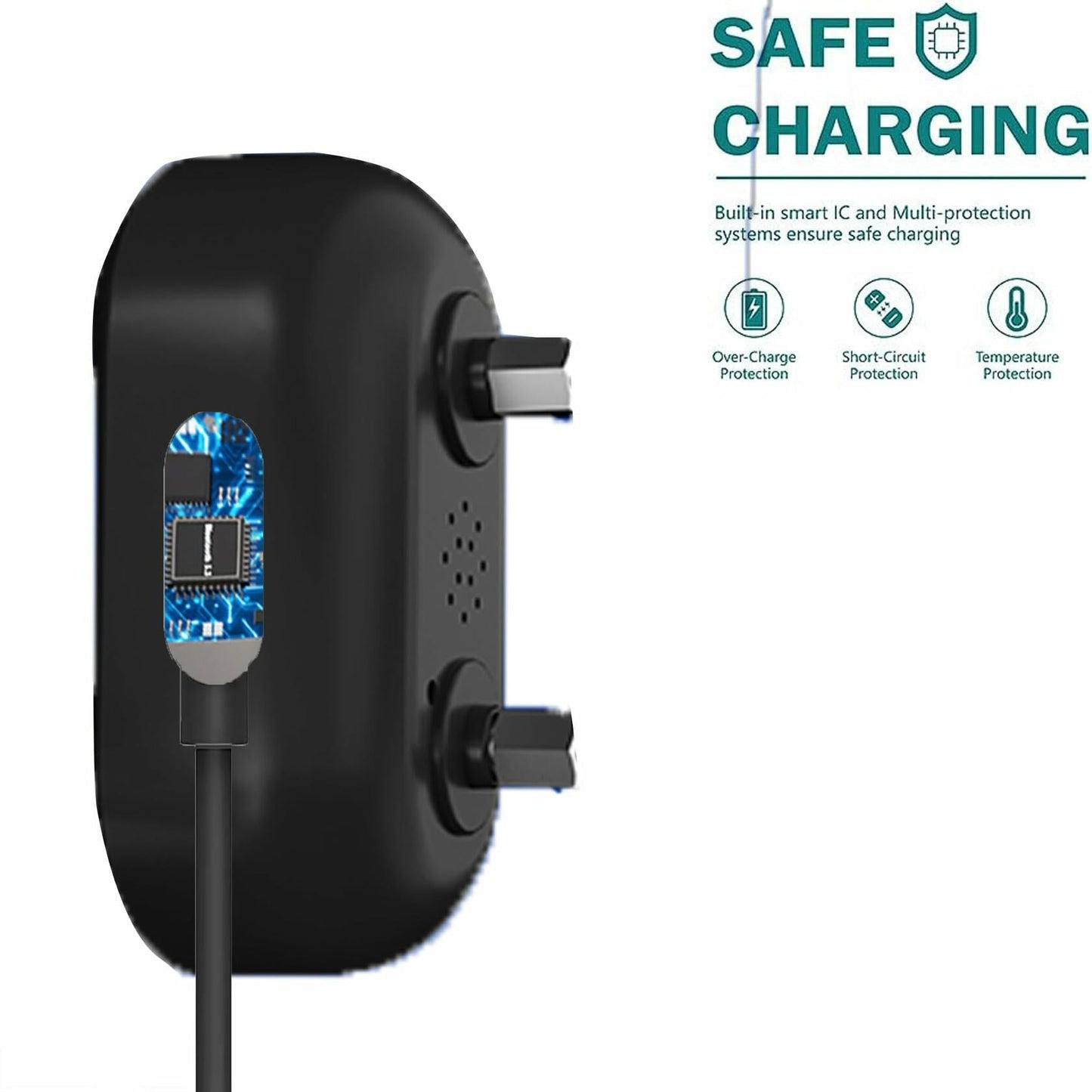 Lamshaw SLAYKAM Bark Collar Magnetic Charger 2 Pack Black