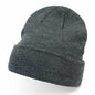 Zion Praiser 2PCS Family Beanie Hat Winter Knitted Warm Dark Gray