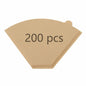 BRIKINTE Disposable Coffee Filters for Ninja DualBrew #4 Cone 200 Pcs