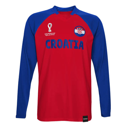 Outerstuff FIFA World Cup Classic Third Long Sleeve Jersey White-Red Size Small