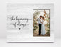 Orchroma Engagement Picture Frame Rustic Black 8x10 The Beginning of Always