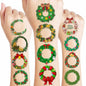 MeoIsDaBest Merry Christmas Temporary Tattoos Xmas Stickers 10 Sheets 100 PCS