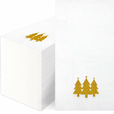 Btmooz Fall Thanksgiving Disposable Paper Napkins 100 Pcs Pumpkin Maple Leaf