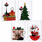 Tudomro Christmas Black Cat Kitchen Towels 16x24 4 Pcs Soft Absorbent