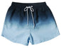 MADHERO Mens Swim Trunks 3 Inch Navy Light Blue Size XL