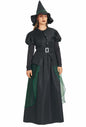 IKALI Women Gothic Witch Costume Black Halloween Hat Size 8-10