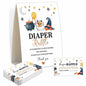 Senkiiv Baby Shower Games Halloween Diaper Raffle 1 Sign 50 Tickets