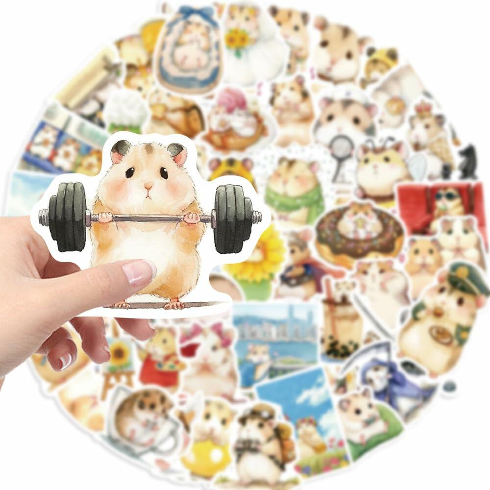 Gxizlba Cute Shark Stickers 50Pcs Vinyl Cartoon Ocean Animal Decals