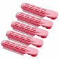 Galepromot 5Pcs Pink Volumizing Hair Root Clips Self-Grip Curlers DIY Styling