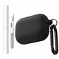 Brujula Silicone Case for AirPods Pro 3rd Gen 2025 Black Protective Cover