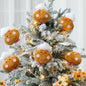 Wavwavw 6pcs Chef Gingerbread Man Xmas Tree Picks Multi Color 12.2in