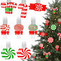 Soaoo Christmas Air Freshener Ornaments Peppermint Scent 24 Pcs Red Green White