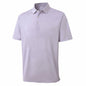 Rouen Mens Polo Shirt Quick Dry Moisture Wicking Lavender Heather Size XXL