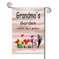 ZQLFDGD FANDEER Grandma's Garden Outdoor Flag 12x18in Double Sided Nylon