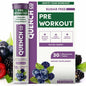 Quench Pre Workout Tablets Energy Focus Hydration Vegan 30ct EXP 04/2026