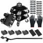Heavy Duty Furniture Movers 4 Wheels 2000lbs Load Capacity Black Set
