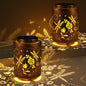 Tepaken 2 Pack Solar Lanterns Outdoor Waterproof Metal Hanging LED Mushroom