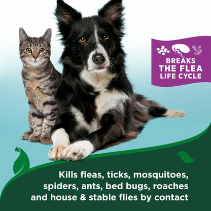 Vet's Best Flea & Tick Home Spray for Cats 32 oz Cotton Spice Scent