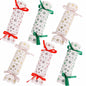 CCINEE Christmas Treat Boxes 24 Pack DIY Snowflake Ribbon Red Paper